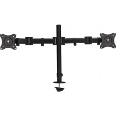 SIIG Dual Monitor Articulating Desk Mount - 13" to 27" - 13" to 27" Screen Support - 34 lb Load Capacity - 1 CEMT1822S1