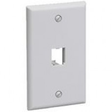 PANDUIT 1 Socket Mini-Com Classic Faceplate - 1 x Socket(s) - 1-gang - Off-white - TAA Compliance CFP1IW