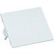 Panduit 1/2-size blank insert. Reserves space for future upgrades, White. - TAA Compliance CHB2WH-X