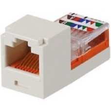 Panduit Mini-Com Cat.5e Network Connector - 1 Pack - 1 x RJ-45 Male - Off White CJ588IWY