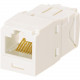 Panduit Mini-Com Network Connector - 24 Pack - 1 x RJ-45 Female - Off White - TAA Compliance CJ688TGIW-24