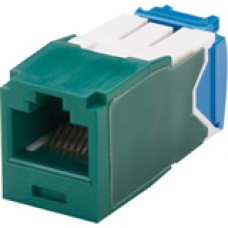 PANDUIT Mini-Com TX-6 Modular Insert - RJ-45 - RoHS, TAA Compliance CJ6X88TGGR