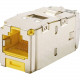 Panduit Mini-Com Network Connector - 1 Pack - 1 x RJ-45 Female - Tin - Yellow - TAA Compliance CJS688TGYLY