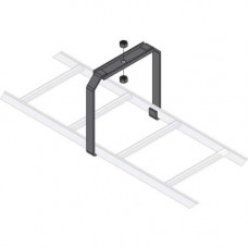 Middle Atlantic Products Mounting Bracket for Cable Ladder - Black CLB-CSB-W18