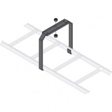 Middle Atlantic Products Mounting Bracket for Cable Ladder - Black CLB-CSB-W24