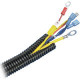 Panduit CLT50F-C20 Corrugated Loom Tubing - Cable Concealer - Black - 1 Pack - TAA Compliance CLT50F-C20