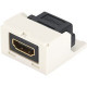 Panduit Mini-Com HDMI Audio/Video Adapter - 1 Pack - 1 x HDMI (Type A) Female Digital Audio/Video - 1 x HDMI (Type A) Female Digital Audio/Video - Electric Ivory CMHDMIEI