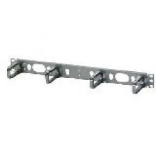 PANDUIT Open-Access Horizontal Cable Manager - Black - 1U Rack Height - 19" Panel Width - TAA Compliance CMPHF1