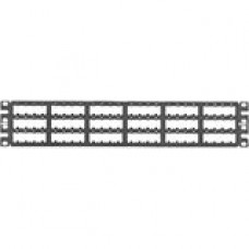 Panduit Mini-Com CPP72FMWBL 72-Port Modular Patch Panel - 72 - 72 Port(s) - 72 x RJ-11 - TAA Compliance CPP72FMWBLY