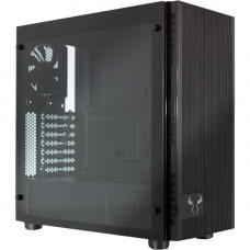 RIOTORO CR500 Tempered Glass Mid Tower Case - Mid-tower - Black - Tempered Glass, Steel, ABS Plastic - 8 x Bay - 2 x 4.72" x Fan(s) Installed - 0 - Micro ATX, ATX, Mini ITX Motherboard Supported - 14.50 lb - 8 x Fan(s) Supported - 0 x External 5.25&q