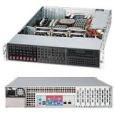 Supermicro SuperChassis SC213LT-600LPB System Cabinet - Rack-mountable - Black - 2U - 9 x Bay - 3 x Fan(s) Installed - 1 x 600 W - EATX, ATX Motherboard Supported - 48 lb, 44 lb - 3 x Fan(s) Supported - 1 x External 5.25" Bay - 8 x External 2.5"