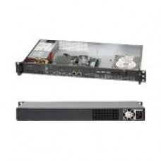 Supermicro SuperChassis 503L-200B Rackmount Enclosure - Rack-mountable - Black - 1U - 1 x Bay - 1 x 200 W - Micro ATX Motherboard Supported - 10 lb - 1 x Internal 3.5" Bay - 1x Slot(s) - 2 x USB(s) CSE-503L-200B