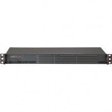 Supermicro SuperChassis 504-203B (Black) - Rack-mountable - Black - 1U - 1 x Bay - 1 x 200 W - Mini ITX Motherboard Supported - 1 x Internal 3.5" Bay - 1x Slot(s) CSE-504-203B