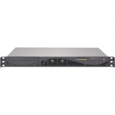 Supermicro CSE-512F-350B1 Computer Case - Rack-mountable - Black - 1U - 3 x Bay - 1 x 350 W - Power Supply Installed - Micro ATX Motherboard Supported - 8.45 lb - 4 x Fan(s) Supported - 1 x External 5.25" Bay - 2 x Internal 3.5" Bay - 1x Slot(s)