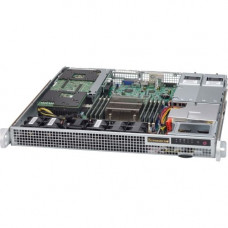 Supermicro SuperChassis 514-R400W (No Paint) - Rack-mountable - 1U - 2 x Bay - 400 W - Power Supply Installed - 6 x Fan(s) Supported - 2 x External 2.5" Bay - 3x Slot(s) CSE-514-R400W