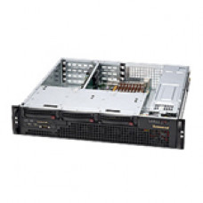 Supermicro SC825MTQ-R700UB Chassis - Rack-mountable - Black CSE-825MTQ-R700UB