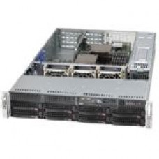Supermicro SuperChassis SC825TQ-R500WB System Cabinet - Rack-mountable - Black - 2U - 11 x Bay - 3 x Fan(s) Installed - 2 x 500 W - EATX Motherboard Supported - 52 lb - 3 x Fan(s) Supported - 1 x External 5.25" Bay - 8 x External 3.5" Bay - 2 x 