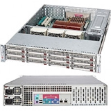 Supermicro SC-826E2-R800LPB Chassis - Rack-mountable - Black CSE-826E2-R800LPB