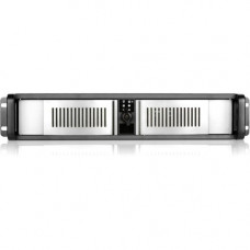 iStarUSA 2U Compact Stylish Rackmount Chassis - Rack-mountable - Black, Silver - Aluminum Alloy, Zinc-coated Steel - 2U - 4 x Bay - 1 x Fan(s) Installed - ATX, Micro ATX Motherboard Supported - 2 x Fan(s) Supported - 2 x External 5.25" Bay - 2 x Exte