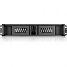 iStarUSA 2U High Performance Rackmount Chassis - Rack-mountable - Black, Black - Aluminum Alloy, Zinc-coated Steel - 2U - 4 x Bay - 3 x Fan(s) Installed - EATX, Micro ATX, ATX Motherboard Supported - 3 x Fan(s) Supported - 2 x External 5.25" Bay - 2 