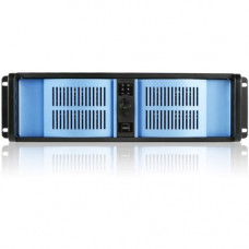 iStarUSA 3U High Performance Rackmount Chassis with 7" Touch Screen LCD - Rack-mountable - Black, Blue - Aluminum Alloy, Zinc-coated Steel - 3U - 4 x Bay - 4 x Fan(s) Installed - EATX, Micro ATX, ATX Motherboard Supported - 5 x Fan(s) Supported - 2 x