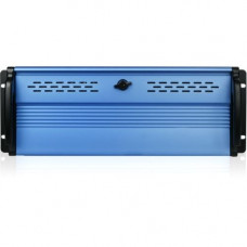 iStarUSA 4U Compact Stylish Rackmount Chassis - Rack-mountable - Blue, Black - Aluminum Alloy, Aluminum, Steel - 4U - 9 x Bay - 1 x Fan(s) Installed - ATX, Micro ATX Motherboard Supported - 2 x Fan(s) Supported - 7 x External 5.25" Bay - 1 x External