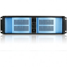 iStarUSA D-300L-B6SA 3U High Performance Rackmount Chassis - Rack-mountable - Blue, Blue, Black - Aluminum Alloy, Zinc-coated Steel - 3U - 9 x Bay - 4 x Fan(s) Installed - EATX, ATX, Micro ATX Motherboard Supported - 5 x Fan(s) Supported - 1 x External 5.