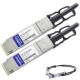 AddOn Dell DAC-QSFP-40G-2M Compatible TAA Compliant 40GBase-CU QSFP+ to QSFP+ Direct Attach Cable (Passive Twinax, 2m) - 100% compatible and guaranteed to work - TAA Compliance DAC-QSFP-40G-2M-AO