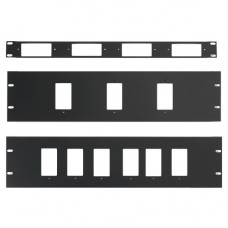 Chief Manufacturing Raxxess DCR-3X3 Faceplate - Black - Steel DCR-3X3