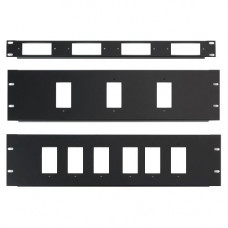 Chief DCR-series 3U Rack Panel - Steel - Black DCR-3X4