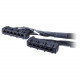 APC Data Distribution Cable - Network cable - TAA Compliant - RJ-45 (F) to RJ-45 (F) - 11 ft - UTP - CAT 6 - black DDCC6-011