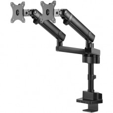 V7 DMPRO2DTA-3N Desk Mount for Monitor - 32" Screen Support - 35.27 lb Load Capacity - Matte Black DMPRO2DTA-3N