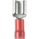 Panduit Terminal Connector - 1000 Pack - 1 x Quick Disconnect - Red - TAA Compliance DNF18-250-M