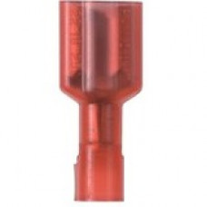 Panduit Terminal Connector - 1000 Pack - 1 x Quick Disconnect - Red - TAA Compliance DNF18-188FIB-M
