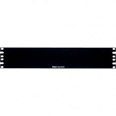 Panduit Blank Flat Cover - 2 RU - Black - 2U Rack Height - 3.5" Height - 19" Width - TAA Compliance DPFP2