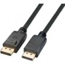 Axiom DisplayPort Audio/Video Cable - 10 ft DisplayPort A/V Cable for Computer, Notebook, Monitor, Audio/Video Device - First End: 1 x DisplayPort Male Audio/Video - Second End: 1 x DisplayPort Male Digital Audio/Video - Supports up to 3840 x 2160 DPMDPM1
