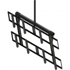 Peerless -AV DS-VWT955-2X2 Ceiling Mount for Flat Panel Display, Digital Signage Display - Black - 40" to 55" Screen Support - 401.24 lb Load Capacity - TAA Compliance DS-VWT955-2X2