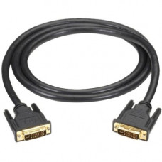 Black Box DVI-I Dual-Link Cable, Male to Male, 5-ft. [1.5-m] - 5 ft DVI Video Cable for Video Device - First End: 1 x DVI-I (Dual-Link) Male Video - Second End: 1 x DVI-I (Dual-Link) Male Video - Gold Plated Connector DVI-I-DL-001.5M