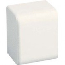 Panduit Raceway End Cap - Off White - 10 Pack - Acrylonitrile Butadiene Styrene (ABS) - TAA Compliance ECFX5IW-X