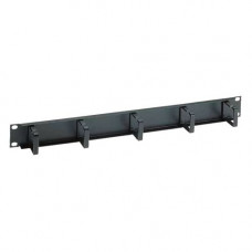 Vertiv Co Liebert 1U 19" Rack Mount Cable Routing Panel, with D Rings - 1U Rack Height - 19" Panel Width - TAA Compliance ECRP015