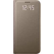Samsung View Cover Carrying Case (Folio) Smartphone - Gold - 0.7" Height x 3" Width x 6" Depth EF-NG930PFEGUS