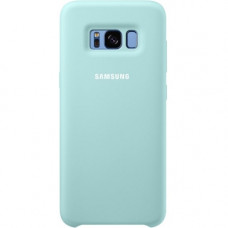 Samsung Galaxy S8 Silicone Cover, Blue - For Smartphone - Blue - Slip Resistant - Silicone EF-PG950TLEGWW