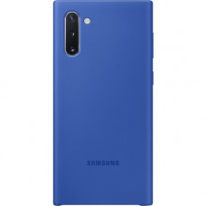 Samsung Galaxy Note10 Silicone Cover, Blue - For Galaxy Note10 Smartphone - Blue - Anti-slip - Silicone EF-PN970TLEGUS