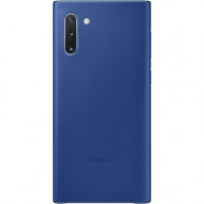 Samsung Galaxy Note10 Leather Back Cover - For Smartphone - Blue - Genuine Leather EF-VN970LLEGUS