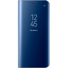 Samsung S-View Carrying Case (Flip) Smartphone - Blue - Smudge Resistant, Dirt Resistant - Polyurethane EF-ZG950CLEGUS
