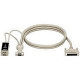 Black Box ServSwitch USB to PS/2 User Cable (Flashable) - DB-25 Male - HD-15 Female, Type A USB - 1ft EHNUSB-0001