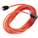 Black Box EPWR Power Extension Cord - 125 V AC - Orange - 15.09 ft Cord Length - TAA Compliant - TAA Compliance EPWR30