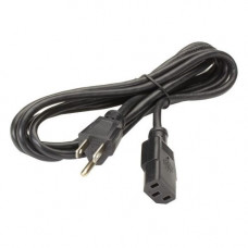 Black Box PC/Monitor Power Cord, NEMA 5-15P to IEC-60320-C13, 6.5-ft. (2-m) - For Computer, Monitor - 125 V AC Voltage Rating - 10 A Current Rating - Black EPXR08