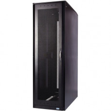 Eaton S-Series Enclosure - For LAN Switch, Patch Panel, Server - 42U Rack Height - Floor Standing - Black - Steel - 3000 lb Static/Stationary Weight Capacity ETN-ENC422442SD