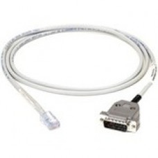 Black Box T1 Cable DB15M/RJ48 Straight Pinned 10 Ft. - 10 ft DB-15/RJ-48 Data Transfer Cable - First End: 1 x DB-15 Male Video - Second End: 1 x RJ-48 - Shielding - 24 AWG - Gray - TAA Compliant ETNMSR03-0010